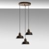 Elegant Antiquation Chandelier, Metal Body, 45 cm Diameter, Adjustable Height 75-108 cm, 3 x E27 Socket, Perfect for Modern Spaces, Bulb Not Included