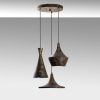 Elegant Adjustable Chandelier, Antiquation Finish, 45-135 cm Height | Metal Body, Ø45 cm | 3 x E27 Sockets, Perfect for Modern Living Spaces