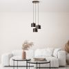 Elegant Adjustable Chandelier, Antiquation Finish, 45 cm Diameter | Metal Body, 3 x E27 Socket, Height 75-110 cm | Perfect for Dining & Living Spaces