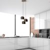 Elegant Adjustable Chandelier, Antiquation Finish, 45 cm Diameter | Metal Body, 3 x E27 Socket, Height 45-114 cm | Perfect for Modern Living Spaces