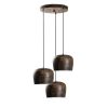 Elegant Adjustable Chandelier, Antiquation Finish, 45 cm Diameter | Metal Body, 3 x E27 Socket, Height 45-114 cm | Perfect for Modern Living Spaces
