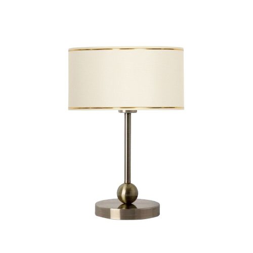 Elegant Metal Lamp Shade, Gold & Cream, 30 cm Diameter x 55 cm Height | E27 Socket, Max 40W, 150 cm Cable | Stylish Home Decor, Easy Setup Included