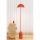 Stylish Orange Floor Lamp, Metal Body, 160 cm Height, 40 cm Diameter | E27 Socket, 40W Max, IP20 | Perfect for Modern Living Rooms & Bedrooms