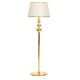 Elegant Floor Lamp with Metal Body, 160 cm Height, 40 cm Diameter | Gold & Cream Finish, E27 Socket, 150 cm Cable | Perfect for Modern Living Spaces
