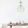 Opviq, 536NTD1109, Modern Blue Chandelier, Metal Body, 37 cm Diameter, Adjustable Height 137 cm | E27 Socket, Max 40W | Stylish Lighting for Home & Office Decor