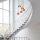 Modern Copper Chandelier, 48 cm Diameter, 108 cm Height | Metal Body, 5 x E27 Sockets | Elegant Scandinavian Design for Glamorous Spaces