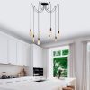Modern Copper Chandelier, 156 x 156 cm, Adjustable Height, 8 x E27 Sockets, IP20 | Stylish Metal Body, Perfect for Contemporary Spaces