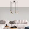 Modern Copper Chandelier, 156 x 156 cm, Adjustable Height, 8 x E27 Sockets, IP20 | Stylish Metal Body, Perfect for Contemporary Spaces
