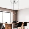 Modern Copper Chandelier, 186 x 186 cm, Adjustable Height, 10 x E27 Max 40W | Stylish Metal Body, IP20 | Perfect for Elegant Home Décor