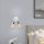 Modern Chrome Wall Lamp, 14 cm Diameter, 20 cm Height | Metal Body, 2 x E27 Max 40W | Stylish Silver Design for Contemporary Spaces, IP20 Rated