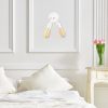Modern White Wall Lamp, Metal Body, 14 cm Diameter, 20 cm Height | 2 x E27 Max 40W, IP20 | Stylish & Functional Lighting for Any Room