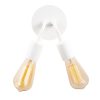 Modern White Wall Lamp, Metal Body, 14 cm Diameter, 20 cm Height | 2 x E27 Max 40W, IP20 | Stylish & Functional Lighting for Any Room