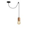 Elegant Black Chandelier, Metal Body, 49 cm Diameter, 100 cm Height | Adjustable Height, E27 Socket, IP20 | Perfect for Glamorous Home Décor