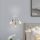 Modern Chrome Wall Lamp, 22 cm Diameter, 28 cm Height | Iron Body, 3 x E27 Socket, IP20 | Sleek Silver Design for Contemporary Spaces