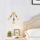 Elegant Gold Wall Lamp, Metal Body, 22 cm Diameter x 28 cm Height | 3 x E27 Max 40W, IP20 | Modern Glam Design for Stylish Home Decor