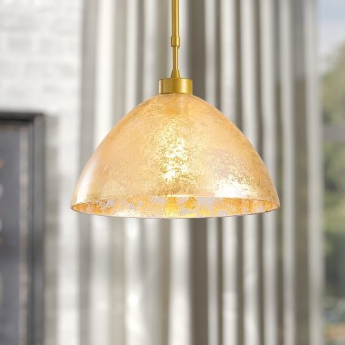 Modern Gold Chandelier, Metal Body, 34 cm Diameter, 85 cm Height | E27 Socket, IP20 | Glamorous Design for Southwestern & Novelty Decor