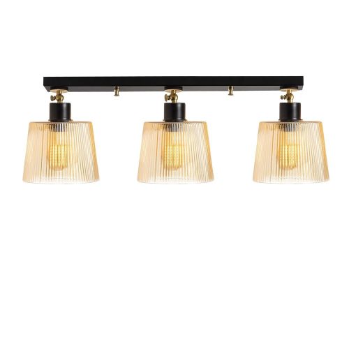 Opviq, 525NOR1164, Modern black chandelier, metal body, diameter 68 cm, height 24 cm | 3 E27 sockets, elegant Scandinavian design | Perfect for glamorous home decor