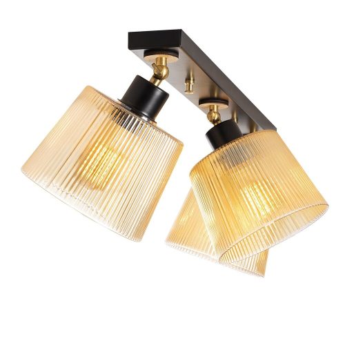 Opviq, 525NOR1164, Modern black chandelier, metal body, diameter 68 cm, height 24 cm | 3 E27 sockets, elegant Scandinavian design | Perfect for glamorous home decor