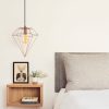 Elegant Copper Chandelier, 30 x 30 cm, Height 128 cm | Adjustable, Metal Body, E27 Socket, Max 40W | Glamorous Lighting for Modern Spaces