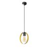 Elegant Gold & Black Chandelier, Adjustable Height 113 cm, Metal Body, 20 cm Cap, E27 Max 40W, IP20 | Perfect for Glamorous Home Décor & Lighting
