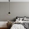 Elegant Black Chandelier, Adjustable Height 25-112 cm, Metal Body, Ø17 cm Shade, E27 Socket, Perfect for Modern Living Spaces | Stylish & Functional Lighting