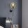 Modern Wall Lamp, Gold & Black, 50 cm Height | Iron Body, E27 Socket, IP20 | Stylish Lighting for Home & Office, Unique Novelty Design