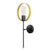 Modern Wall Lamp, Gold & Black, 50 cm Height | Iron Body, E27 Socket, IP20 | Stylish Lighting for Home & Office, Unique Novelty Design