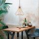 Elegant Copper & Black Chandelier, 37 cm Diameter, 131 cm Height | Adjustable, E27 Socket, IP20 | Perfect for Glamorous Home Décor & Lighting