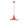 Stylish Orange Chandelier, Metal Body, Adjustable Height 30-117 cm, Ø30 cm Shade, E27 Socket, Perfect for Modern Living Spaces, Elegant Design