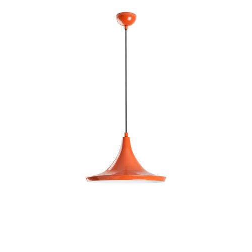 Opviq, 892OPV2106, Stylish orange chandelier, metal body, adjustable height 30-117 cm, Ø30 cm shade, E27 socket, perfect for modern living spaces, elegant design