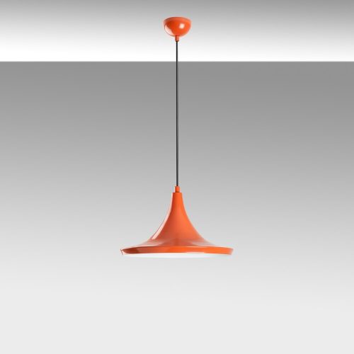Opviq, 892OPV2106, Stylish orange chandelier, metal body, adjustable height 30-117 cm, Ø30 cm shade, E27 socket, perfect for modern living spaces, elegant design