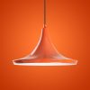 Stylish Orange Chandelier, Metal Body, Adjustable Height 30-117 cm, Ø30 cm Shade, E27 Socket, Perfect for Modern Living Spaces, Elegant Design