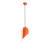 Stylish Orange Chandelier, Adjustable Height 32-121 cm, Metal Body, Ø14 cm Shade, E27 Socket, Perfect for Modern Spaces, IP20 Rated