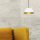 Elegant Modern Chandelier, White & Gold, 30 cm Diameter, 111 cm Height | Adjustable, E27 Socket, IP20 | Perfect for Glam & Scandinavian Decor