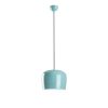 Turquoise Metal Chandelier, Adjustable Height 24-114 cm, Ø23 cm Shade, E27 Socket, Stylish Lighting for Modern Spaces, IP20 Rated, Elegant Design