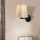 Modern Wall Lamp, Black & Cream, 18 x 22 cm | Metal Body, E27 Socket, 40W Max | Stylish Industrial & Scandinavian Design, Easy Setup Included