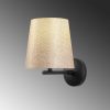 Modern Wall Lamp, Black & Cream, 18 x 22 cm | Metal Body, E27 Socket, 40W Max | Stylish Industrial & Scandinavian Design, Easy Setup Included