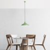 Elegant Mint Chandelier, Adjustable Height 27-116 cm, Metal Body Ø35 cm, 1 x E27 Socket, Perfect for Modern Spaces, Stylish & Functional Design
