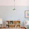 Elegant Mint Chandelier, Adjustable Height 27-116 cm, Metal Body Ø35 cm, 1 x E27 Socket, Perfect for Modern Spaces, Stylish & Functional Design