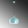 Opviq, 892OPV1987, Turquoise Metal Chandelier, Adjustable Height 36-125 cm, Ø28 cm Shade, E27 Socket, Stylish Lighting for Modern Spaces, IP20 Rated, Bulb Not Included