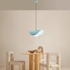 Turquoise Metal Chandelier, Adjustable Height 25-112 cm, Ø10 Base Plate, 90 cm Cable, E27 Socket (Max 40W) | Stylish Lighting for Modern Spaces