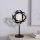 Modern Industrial Table Lamp, Nickel & Black, 50 cm Height, 24 cm Diameter, E27 Socket, 200 cm Cable with On/Off Switch | Stylish Lighting for Home & Office