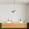Elegant Mint Chandelier, Adjustable Height 25-112 cm, Metal Body, Ø10 Base Plate, 1 x E27 Socket (Max 40W) | Perfect for Modern Home Decor