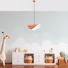 Stylish Orange Chandelier, Metal Body, Adjustable Height 25-112 cm, Ø10 Base Plate, E27 Socket Max 40W, Perfect for Modern Decor | IP20 Rated