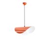 Stylish Orange Chandelier, Metal Body, Adjustable Height 25-112 cm, Ø10 Base Plate, E27 Socket Max 40W, Perfect for Modern Decor | IP20 Rated