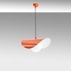 Stylish Orange Chandelier, Metal Body, Adjustable Height 25-112 cm, Ø10 Base Plate, E27 Socket Max 40W, Perfect for Modern Decor | IP20 Rated