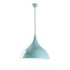 Turquoise Metal Chandelier, Ø41 cm, Adjustable Height 42-133 cm, E27 Socket, Stylish Design for Modern Spaces, Perfect for Home & Office Decor