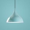 Turquoise Metal Chandelier, Ø41 cm, Adjustable Height 42-133 cm, E27 Socket, Stylish Design for Modern Spaces, Perfect for Home & Office Decor
