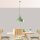 Elegant Mint Chandelier, Adjustable Height 42-133 cm, Metal Body Ø41 h:35 cm, 1 x E27 Socket, Perfect for Modern Home Décor | Stylish & Functional Lighting
