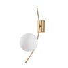 Elegant Gold Wall Lamp, Metal Body, 15 x 25 x 44 cm | E27 Socket, Max 40W, Non-Adjustable Height | Stylish Lighting for Modern Interiors